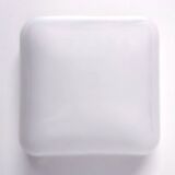 Vintage opaline glass globe square ceiling light/ wall light