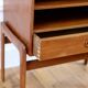 Arne Vodder Vintage Scandinavian Teak Bedside Table