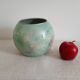 glossy glass round vase signed Jean Noel Bouillet