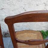 2 chaises cannées