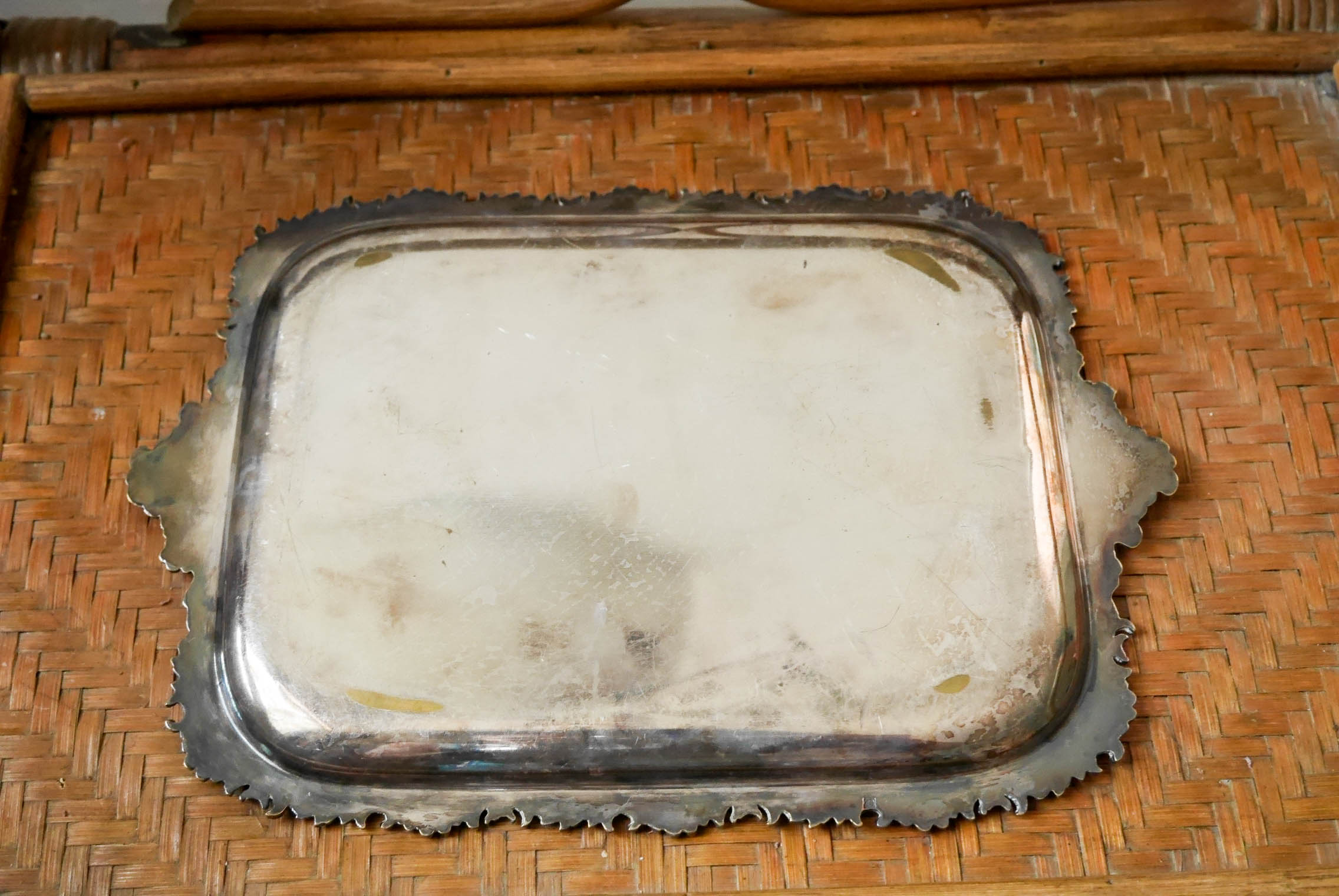 Silver tray