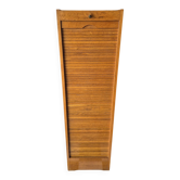 Ancien classeur à rideaux en bois massif