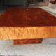 Coffee table in elm magnifying glass