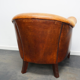 Vintage club armchair in cognac leather Netherlands