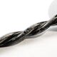 Salt spoon, mid-century modern, silver, Poland, 1970s