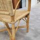 Rattan armchair 1950