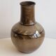 Vintage enameled stoneware vase 1960