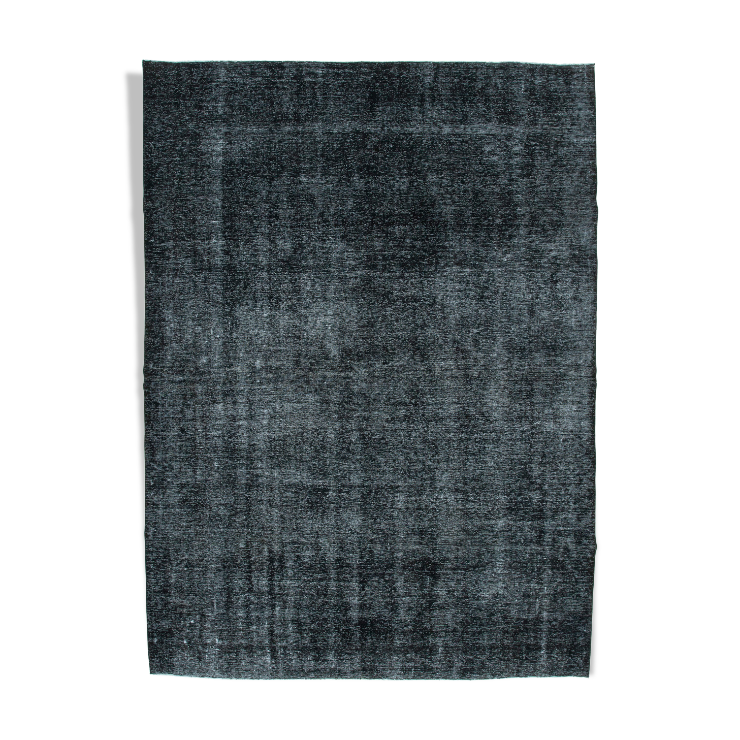 Tapis oriental surteint noué à la main 287 cm x 390 cm Tapis en laine noire