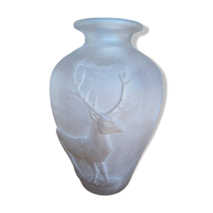 Vase art Déco en verre