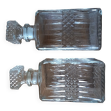 1 set of 2 whisky decanters