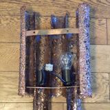 Brutalist wall lamp design Aimo Tukiainen for Oy Moonlight Ltd