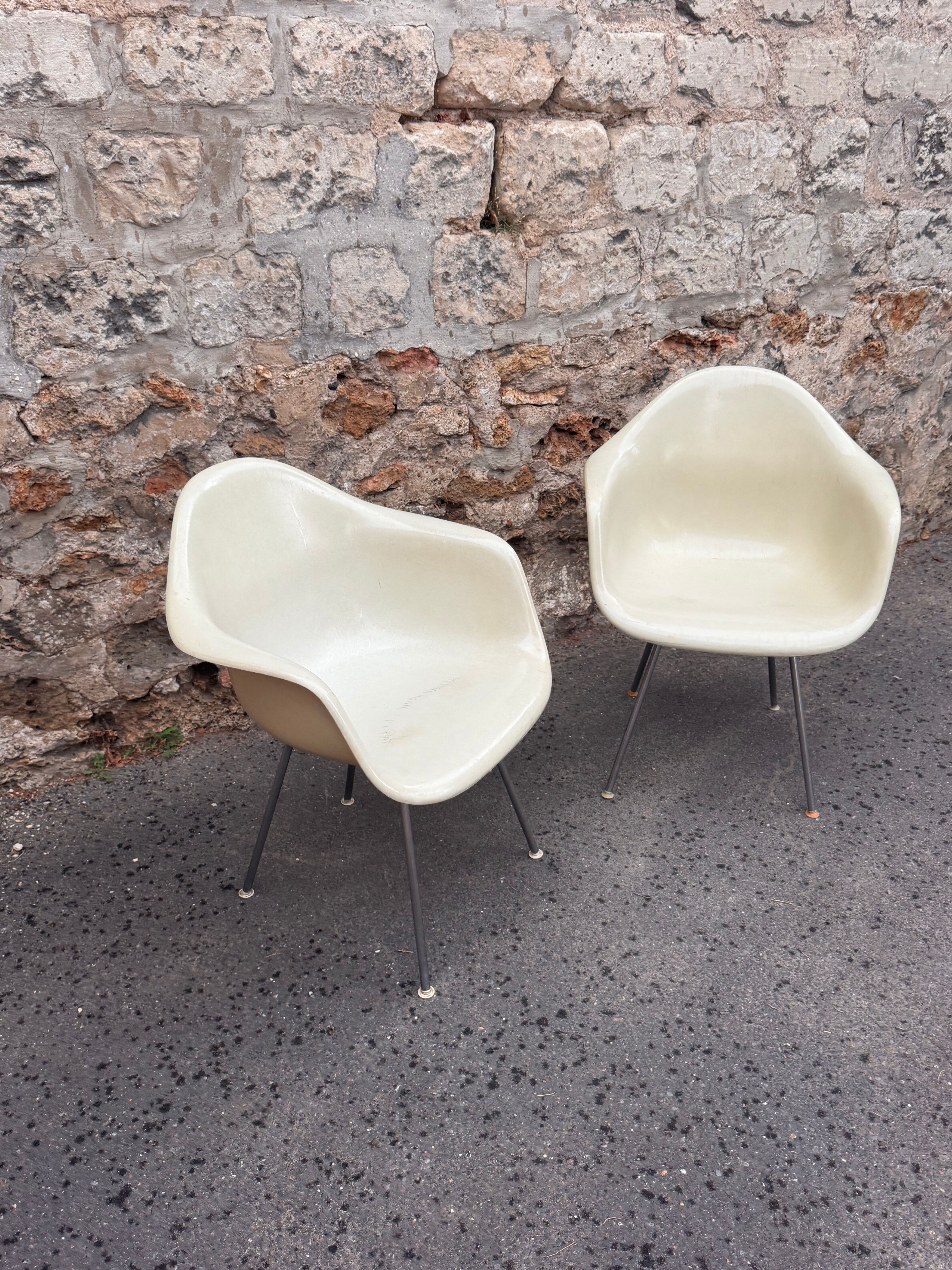 Paire de Fauteuil DAX - Charles & Ray Eames