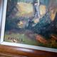 Autumn landscape painting oil on canvas signed H.Michel