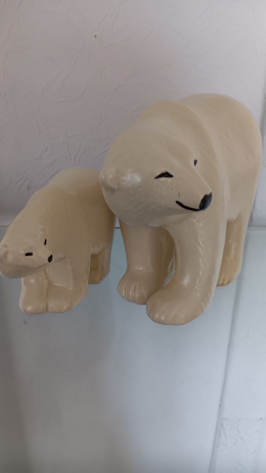Polar Bear Duo from the Lilla Zoo series by Lisa Larson