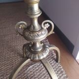Bronze quadripod floor lamp