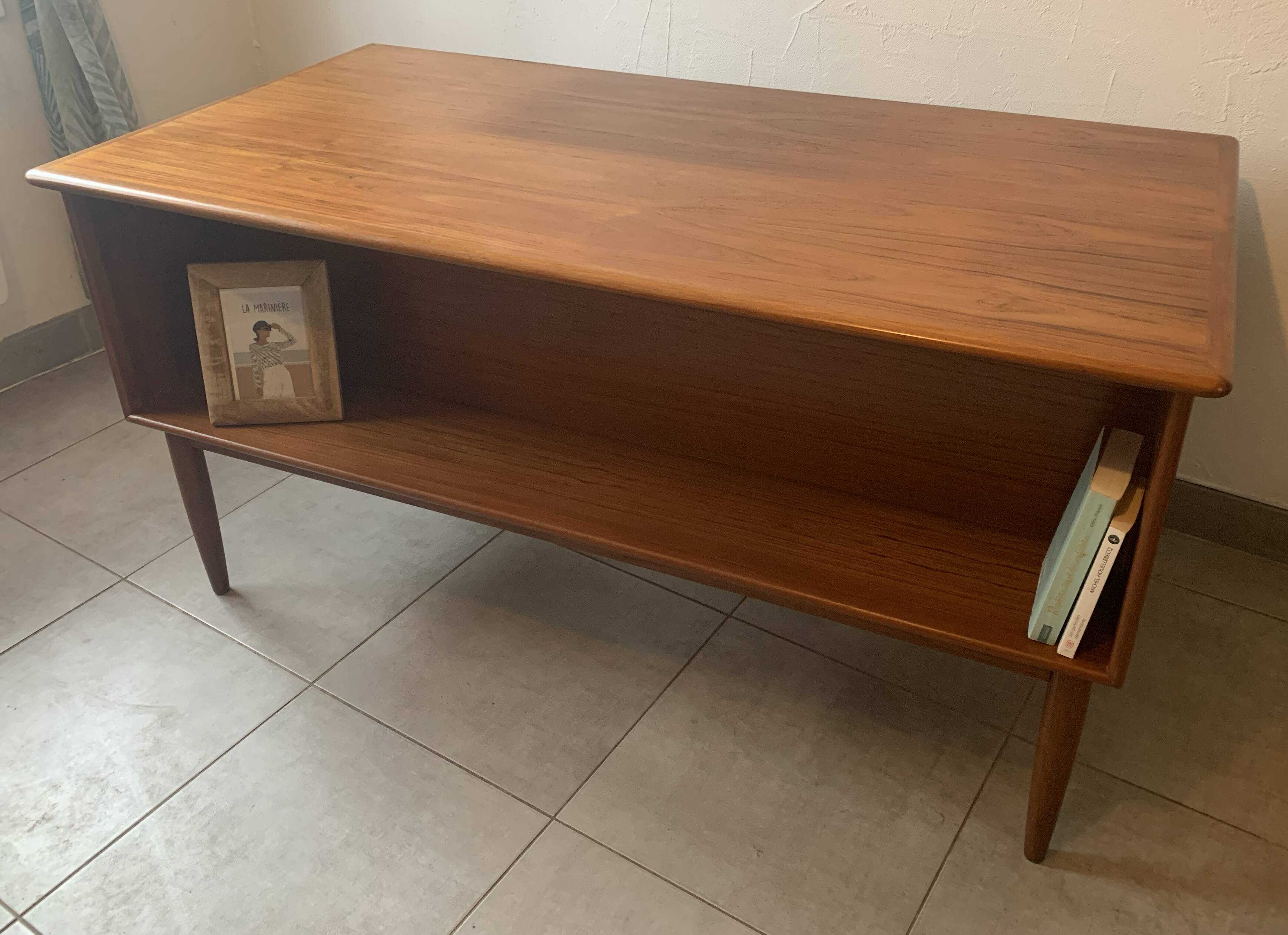 Danish Falster Teak Desk by Svend Madsen, 1960s