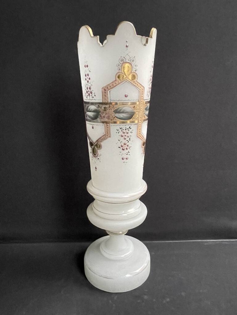 Vase en opaline de cristal XIXème