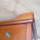 Louis Philippe style chest of drawers in cherry wood