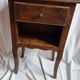 Solid oak nightstand, 1970
