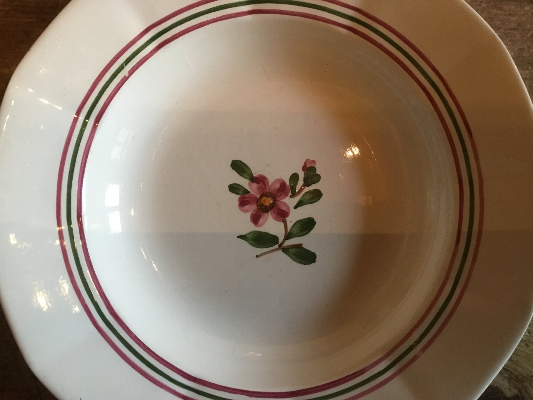 Ancient deep plates, set of 4