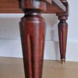 Pedestal table bedside Louis XVI mahogany style