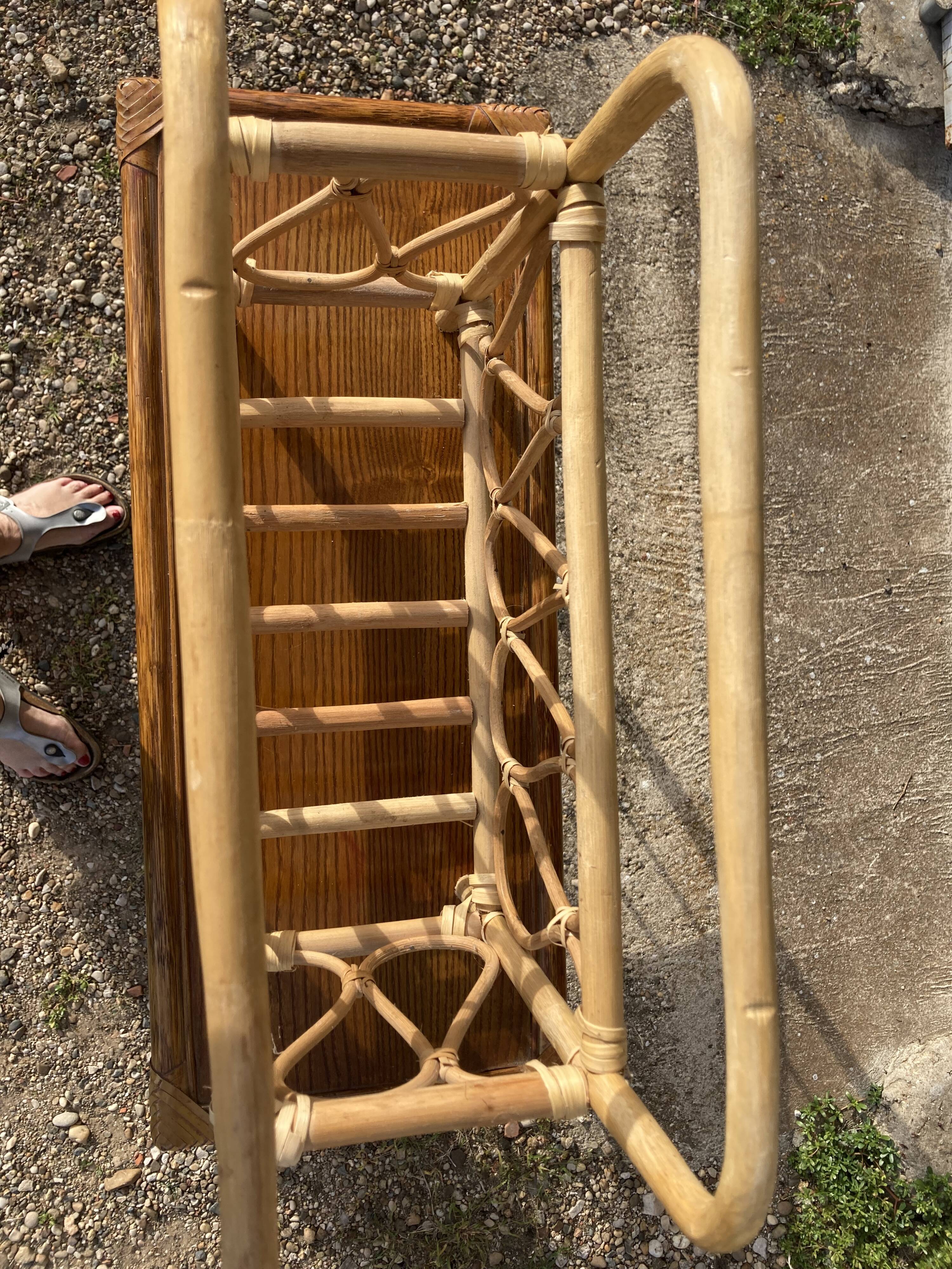 Rattan magazine door