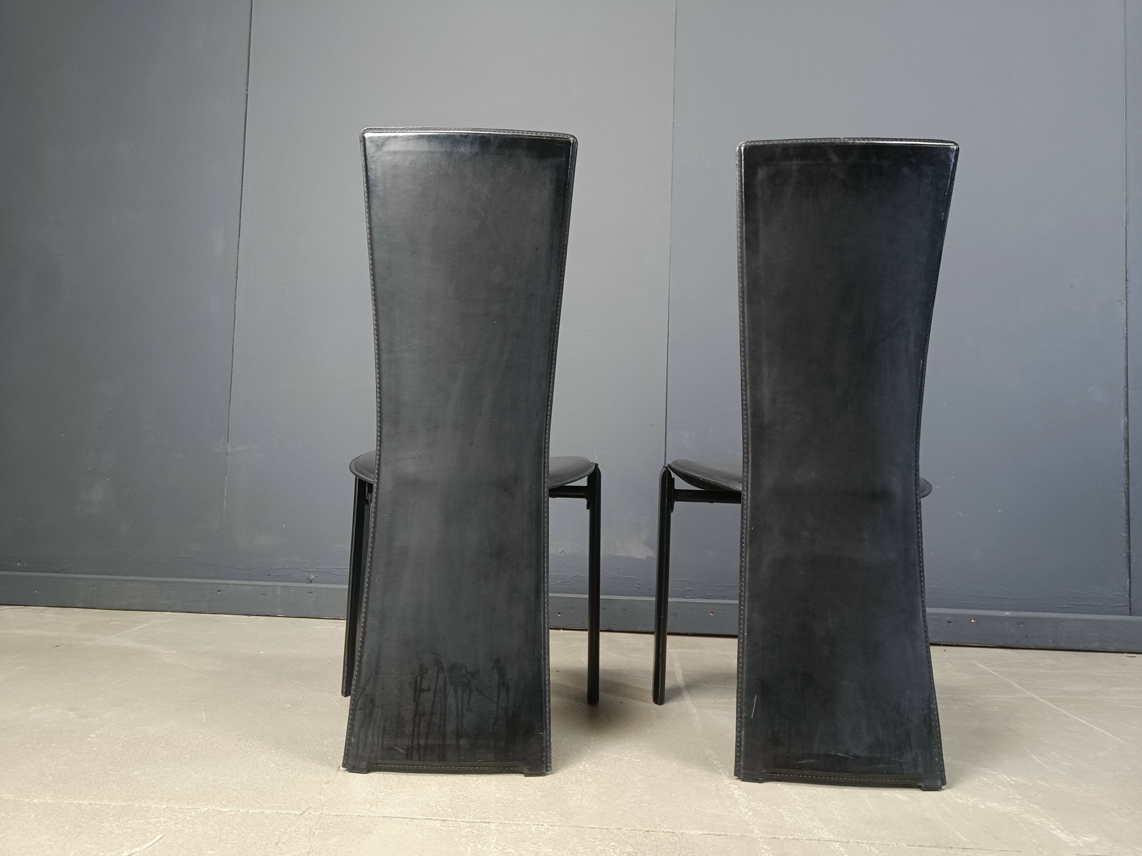 Vintage dining chairs by Pietro costantini, 1980s, set of 6