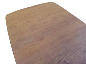 Vintage Scandinavian extendable dining table in teak from the 1950s.
