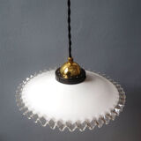 Opaline hanging lamp