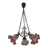 Opaline chandelier