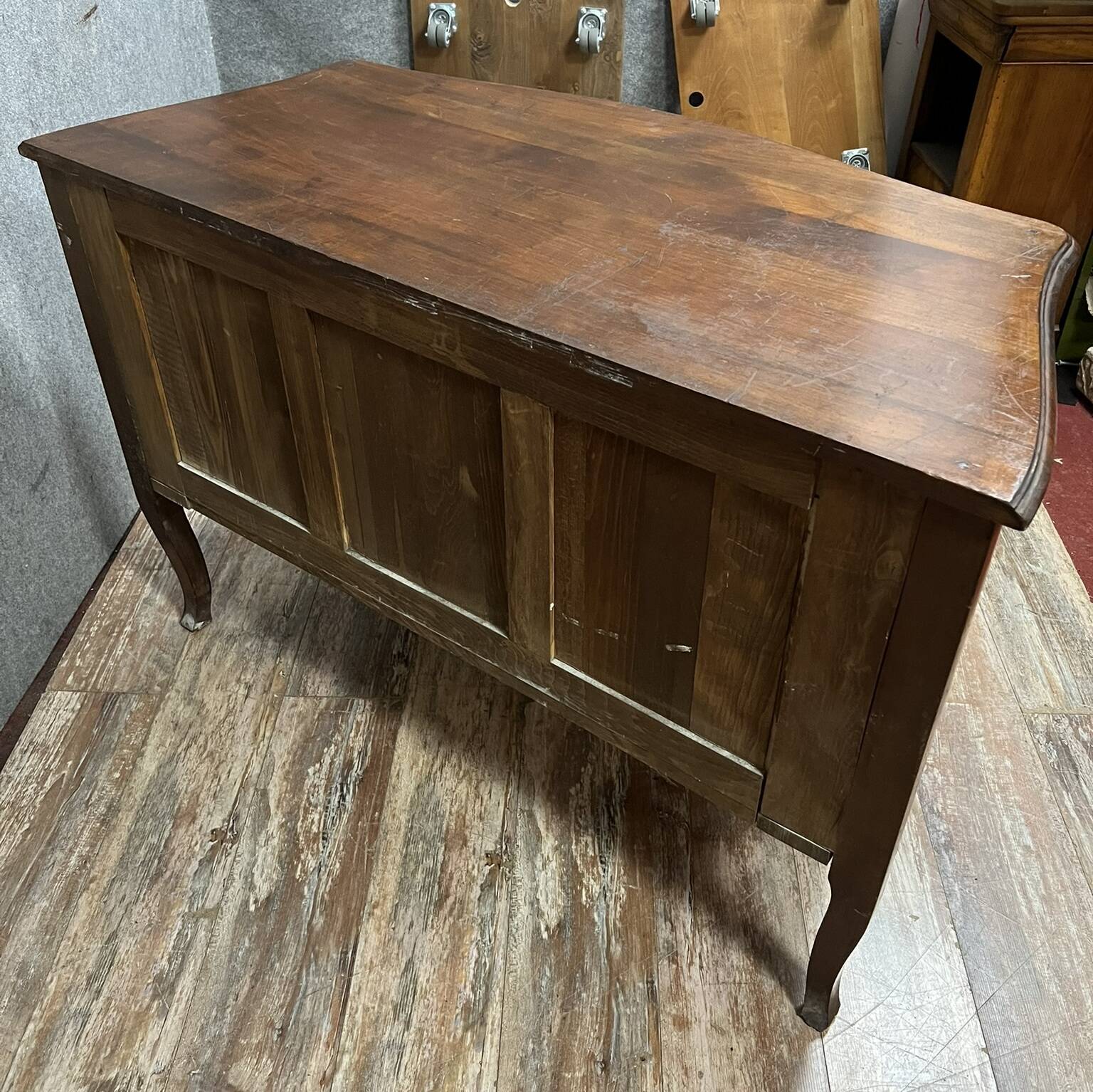 Louis XV style solid wood chest of drawers circa 1880