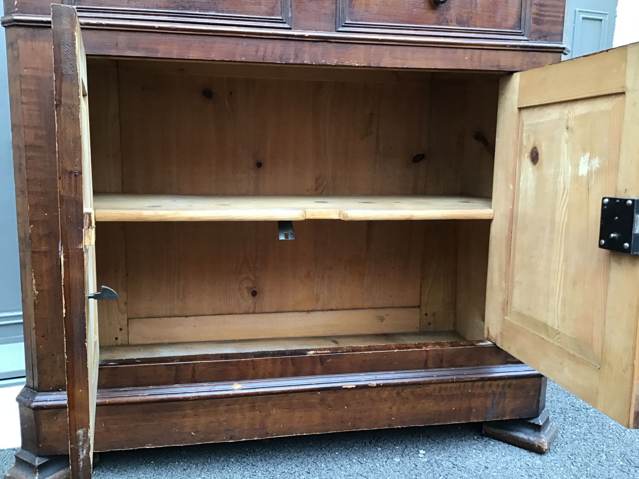 Old country fir buffet bohemia 1900s