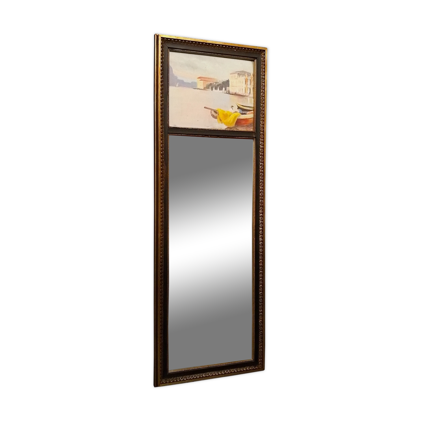 Trumeau painting venise mirror style 19th