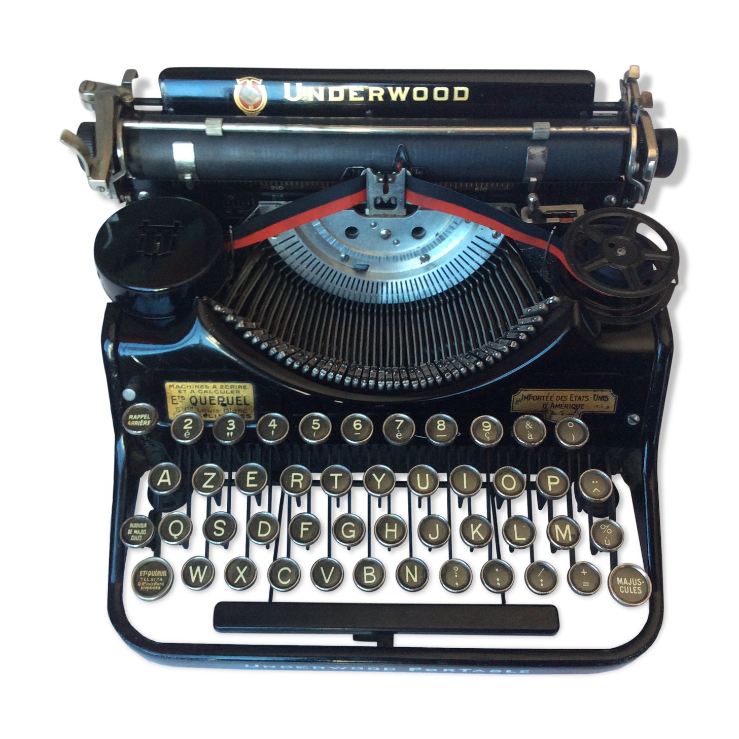 Old-typewriter Underwood portable