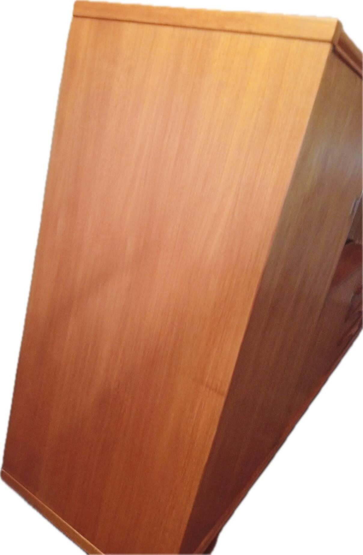 High teak enfilade from 1965 - Dimensions: L250 H130 D44