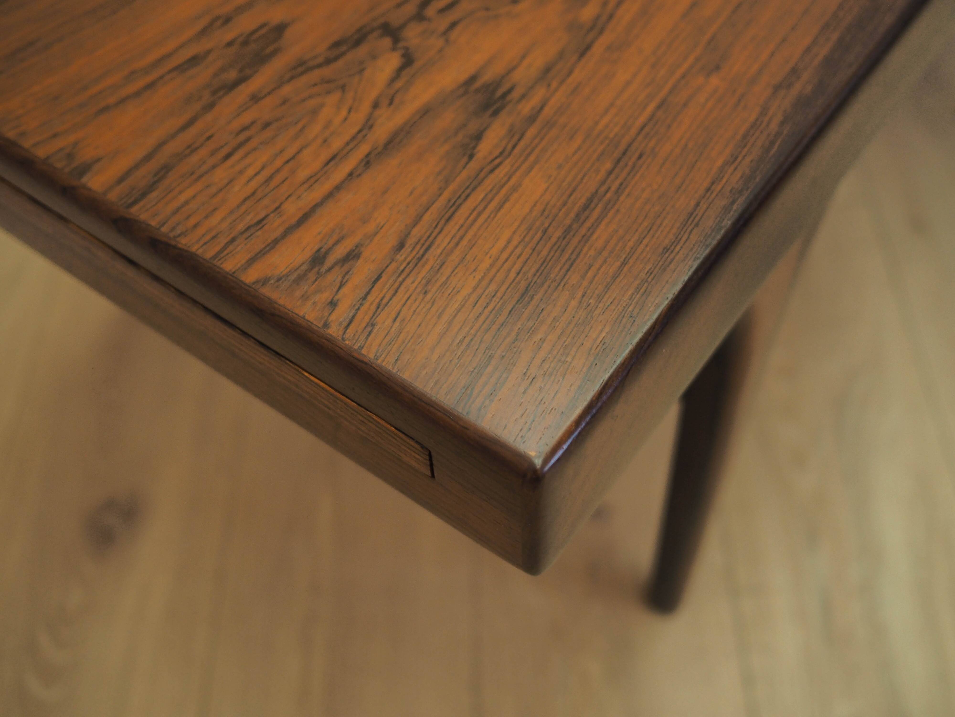 CFC Silkeborg rosewood coffee table with pull-out top, 1960s
