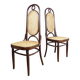 Paire de chaises Thonet 207R en bois courbé