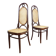 Paire de chaises Thonet 207R en bois courbé