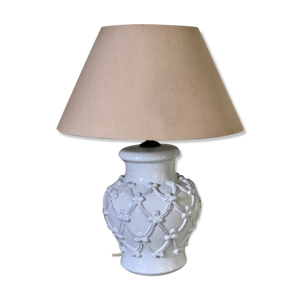 Lampe en céramique émaillée