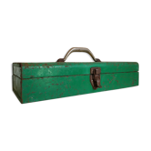 Green toolbox or case - metal