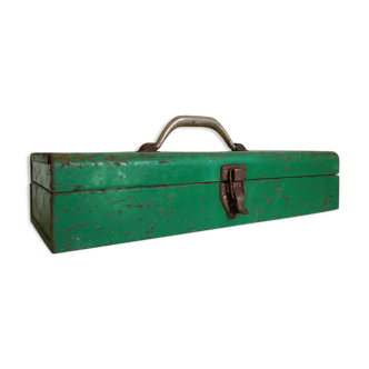 Green toolbox or case - metal
