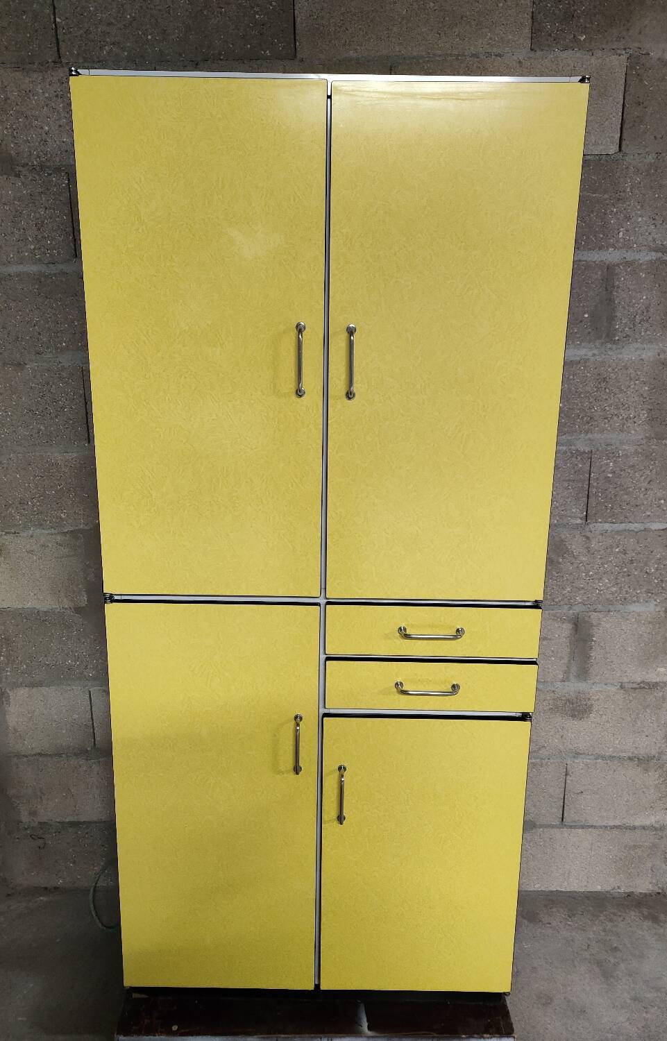 Vintage formica kitchen cabinet 1963