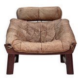 Années 1970, design norvégien de Jan Erik Lindgren, fauteuil modèle "Amazon".