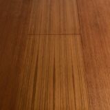 Scandinavian round teak dining table from the 60s extendable