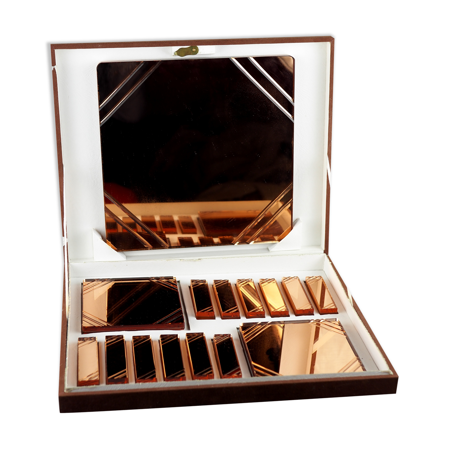 Set of knife holders, undersides and bottle bottoms - Stylclair, Art Deco - 30 years