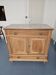Marble buffet with interior drawer