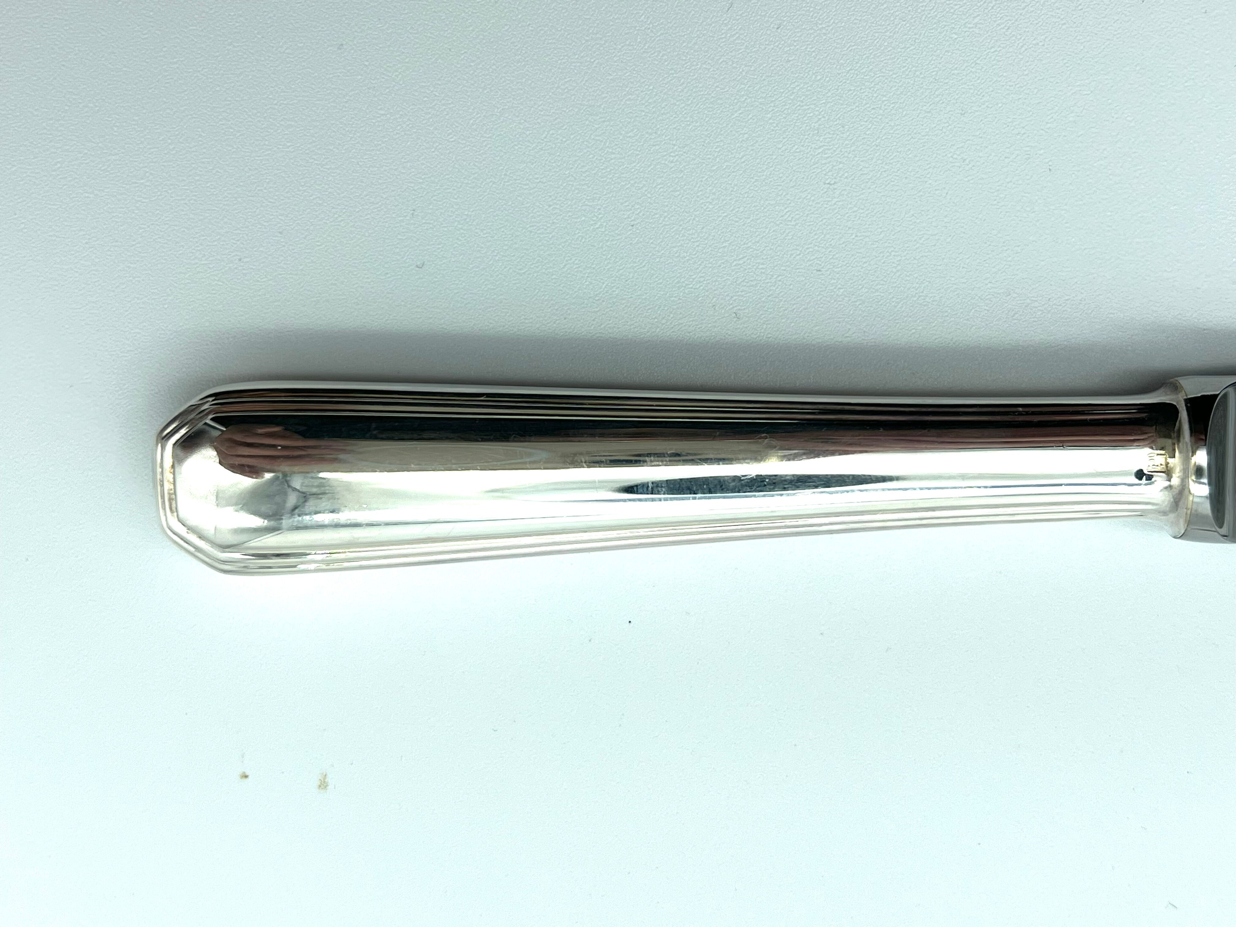 6 Christofle America table knives like new