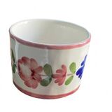handmade flowered ramekin