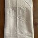 Drap brodé ancien, monogramme F J