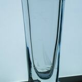 Etched glass vase with nautical theme from Strömbergshyttan, Sweden